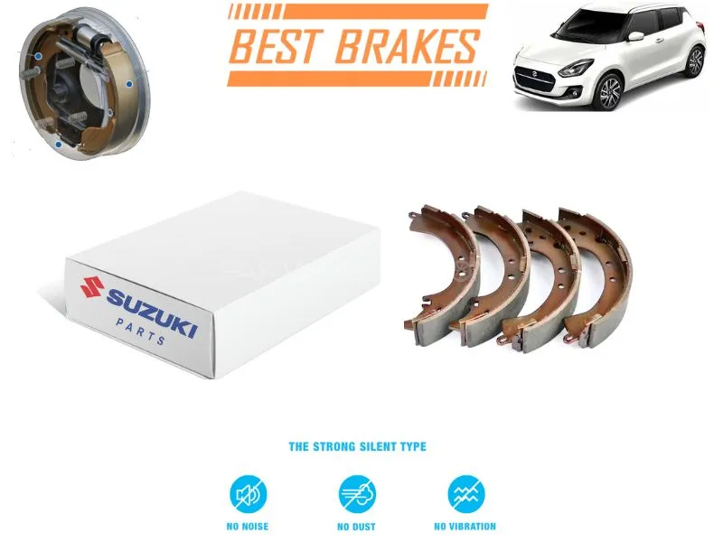 Suzuki Swift 2021-2024 TEC Rear Brake Shoes - High Quality Brake Parts Image-1