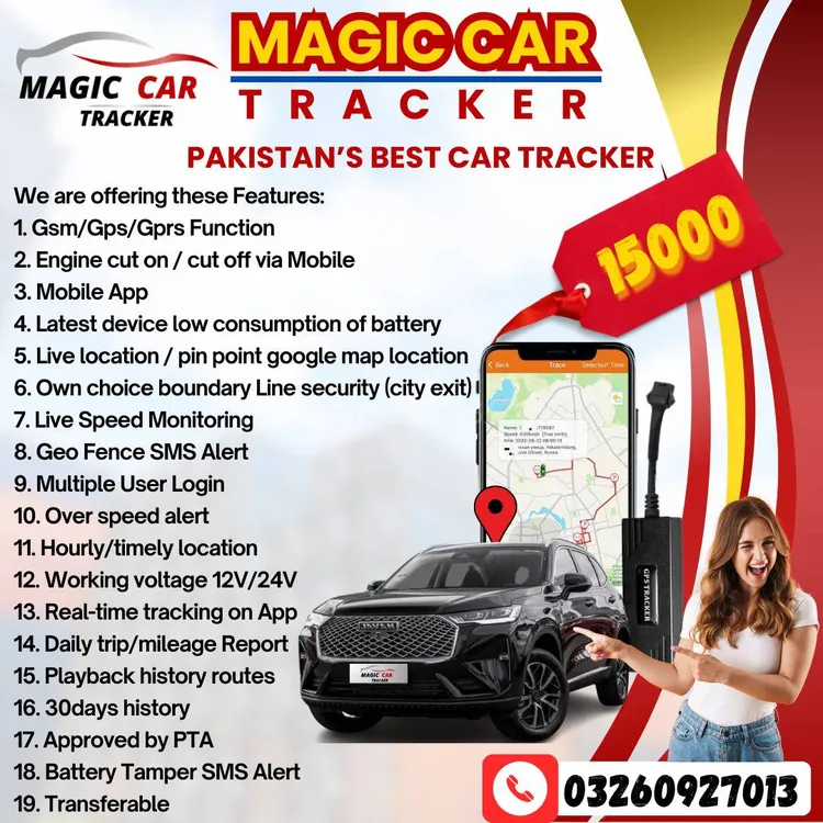 GPS Tracker with Mic/ PAT Approved Tracker/ Live Car Locator Image-1