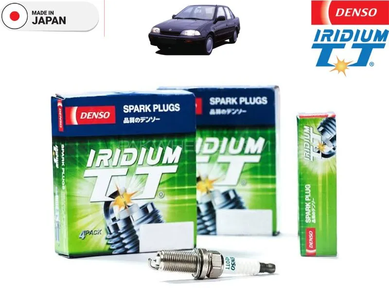 Suzuki Margalla Denso Iridium Twin Tip Spark Plugs 4 Pcs - Better Fuel Economy Image-1