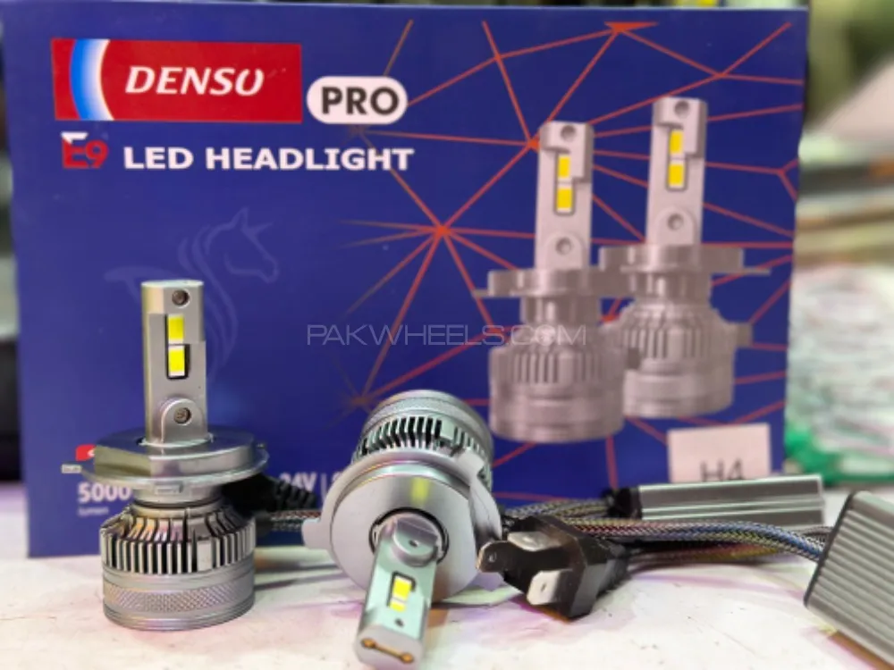 DENSO 1000W LED with 1 year warranty available in H4,H11,9005,H3,H7,H1 Image-1