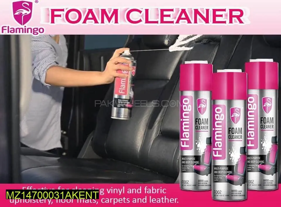 Flamingo Car Foam Cleaner All Pk Deliver Image-1