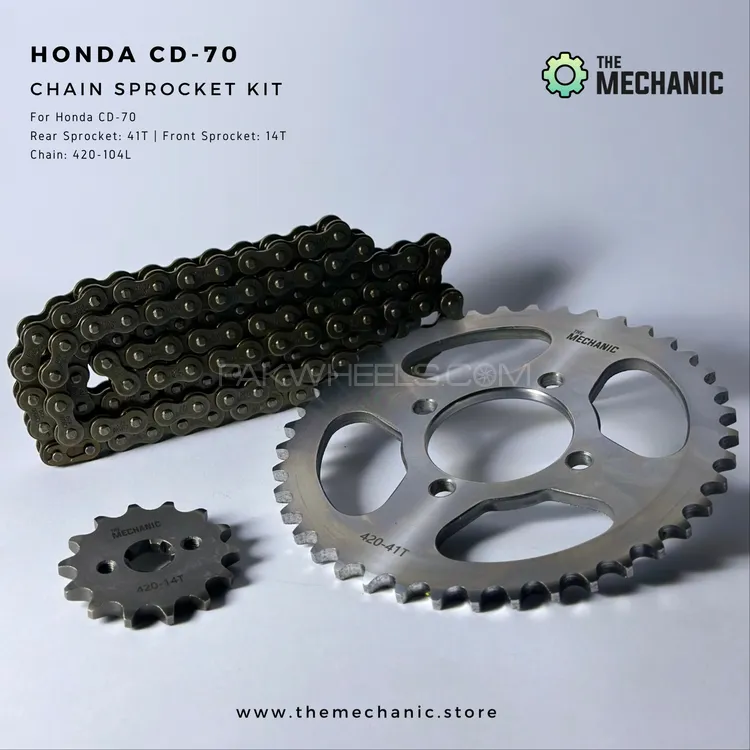 Chain Sprocket Kit Honda CD-70 Image-1