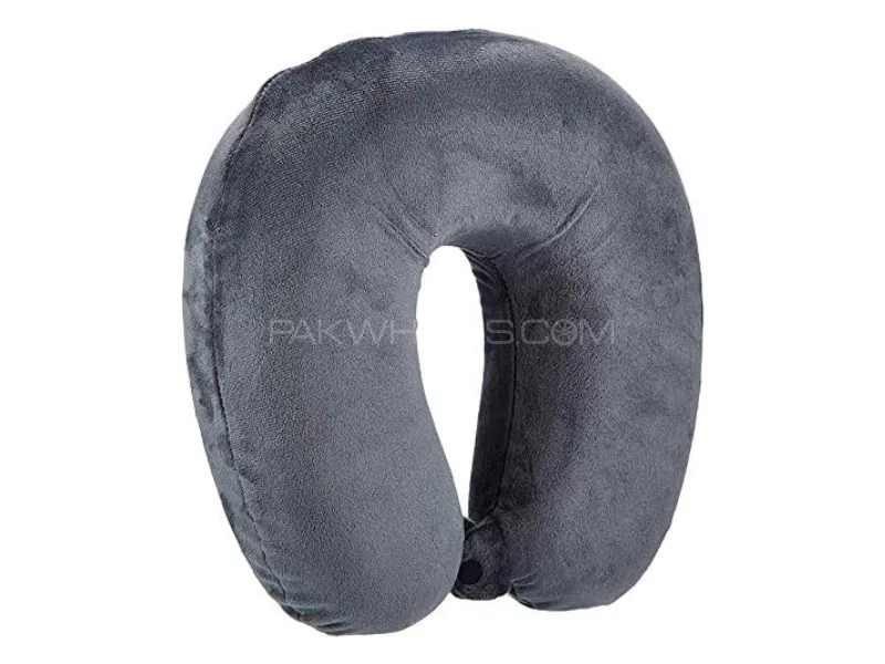 Neck Pillow Travel Pillow, Unisex U-Shaped Micro Fiber Soft Cushions Neck Rest Pillow  Image-1