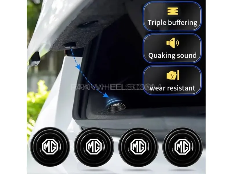 Universal Car Door Shock Absorber Gasket Anti-Collision Buffer Pads 4 Pc Image-1