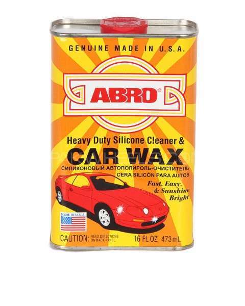 ABRO Silicone Cleaner and Car Wax - 473 ml Image-1