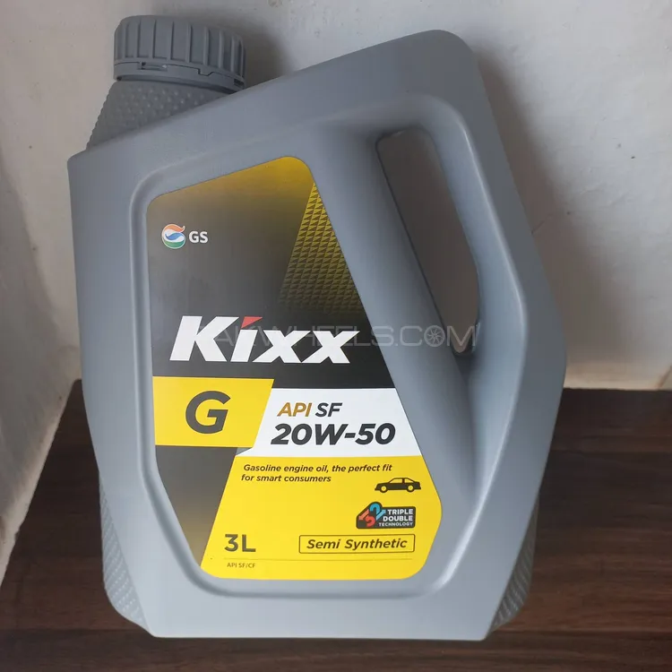 kixx engine oil Made in Korea.  Gs Image-1