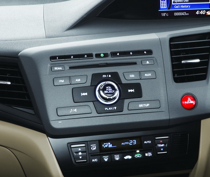 Honda Civic Interior Climate Control