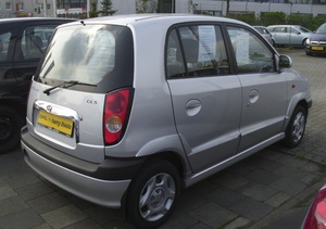 Hyundai Santro Exterior Rear Side View Hyundai Santro Exterior Rear Side View