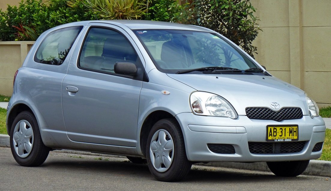 Toyota Vitz 1st Generation Exterior Front Side View