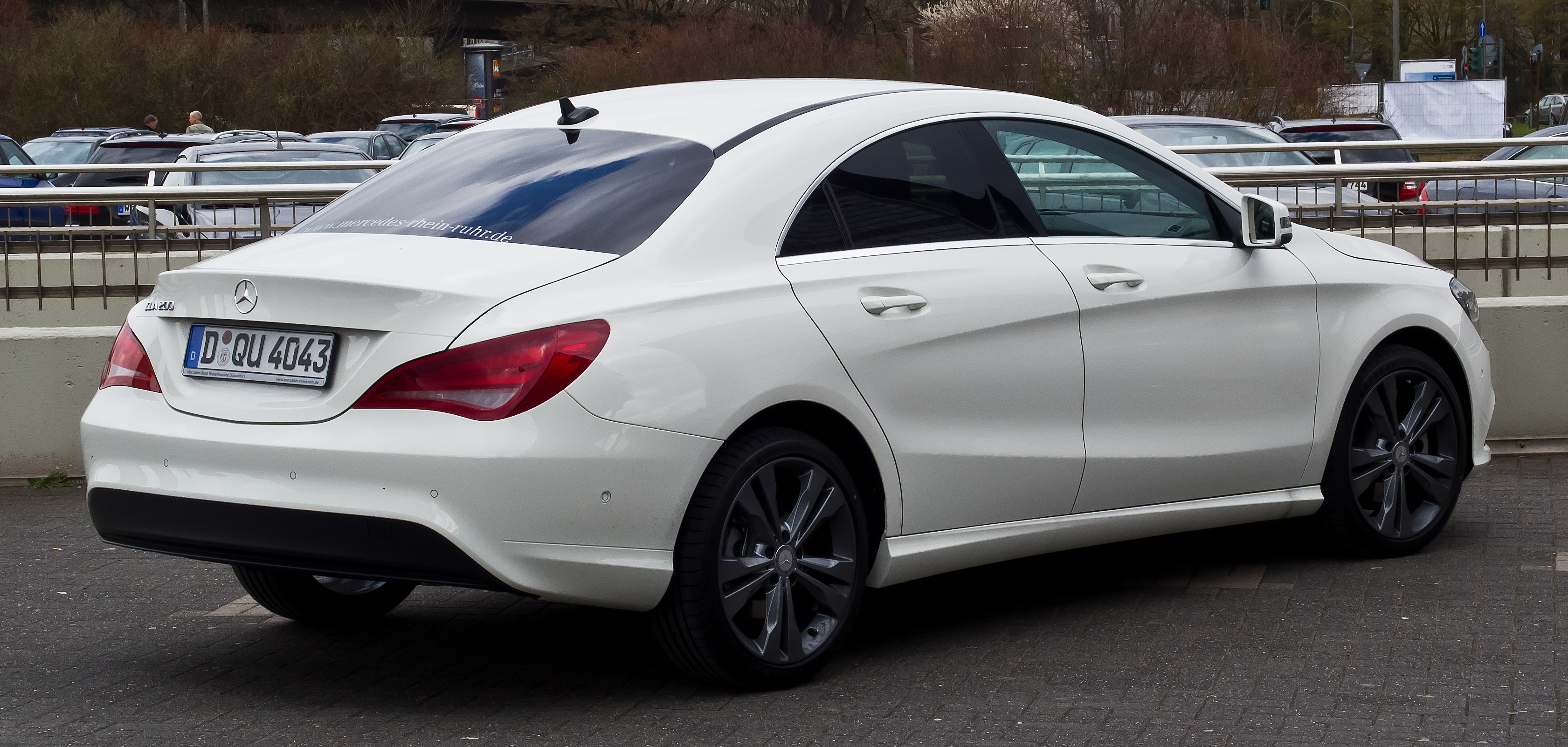 Mercedes Benz CLA Class Exterior Rear Side View