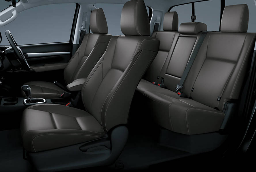 Toyota Hilux 8th Generation (PKDM) Interior Comfortable Seats