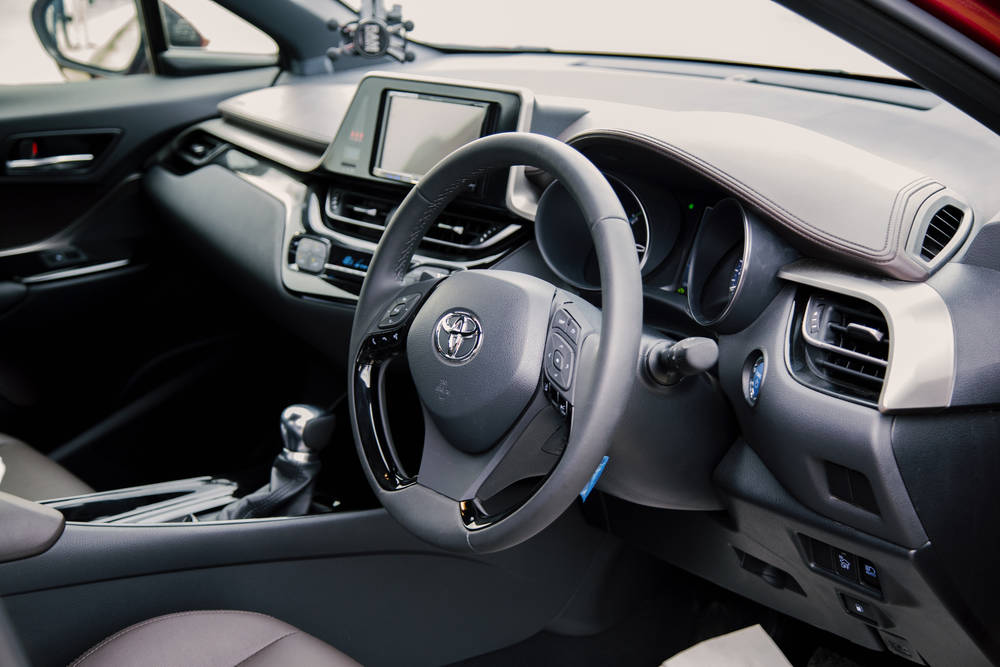 Toyota C-HR Interior Steering and Dashboard