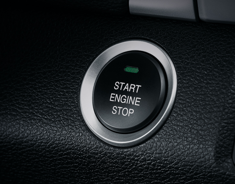 MG Extender Interior Engine Start Stop button