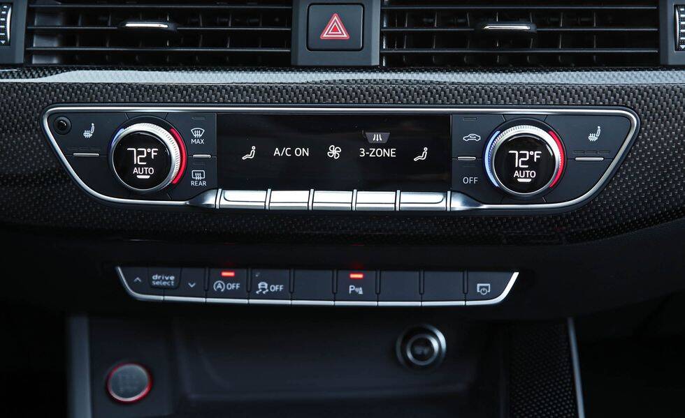 Audi S5 Interior Climate control