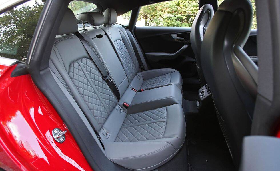 Audi S5 Interior Rear seats